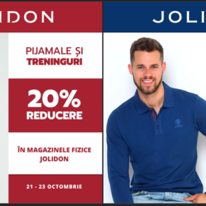 Reduceri de 20% la Jolidon!