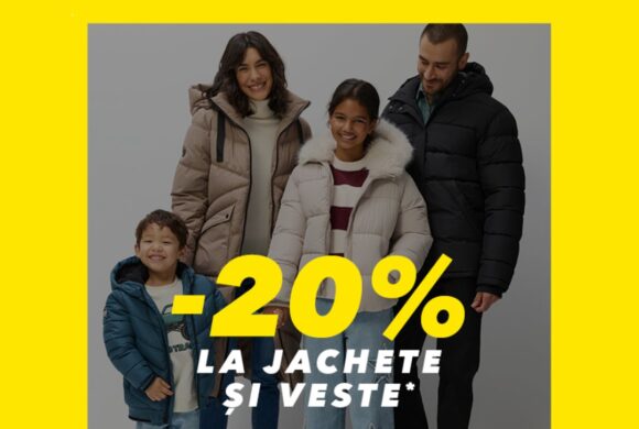 -20% la jachete și veste, la Takko Fashion!